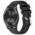 Compatible with Garmin Move Trend 20mm Smooth Solid Color Silicone Watch Band(Black) - Watch Bands by PMC TechLife | Online Shopping South Africa | PMC TechLife | Buy Now Pay Later Mobicred