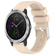 Compatible with Garmin Vivoactive 3 20mm Smooth Solid Color Silicone Watch Band(Beige) - free shipping - PMC TechLife - Order now!