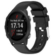 Compatible with Garmin Compatible witherunner 245 20mm Smooth Solid Color Silicone Watch Band(Black) - free shipping - PMC TechLife - Order now!