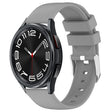 For Samsung Galaxy Watch 6 Classic 43mm 20mm Smooth Solid Color Silicone Watch Band(Grey) - free shipping - PMC TechLife - Order now!