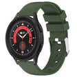 For Samsung Galaxy Watch 5 Pro  45mm 20mm Smooth Solid Color Silicone Watch Band(Army Green) - free shipping - PMC TechLife - Order now!