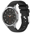 For Samsung  Galaxy Watch 4 Classic 46mm 20mm Smooth Solid Color Silicone Watch Band(Black) - free shipping - PMC TechLife - Order now!