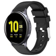 For Samsung Galaxy Watch Active 2 40mm 20mm Smooth Solid Color Silicone Watch Band(Black) - free shipping - PMC TechLife - Order now!