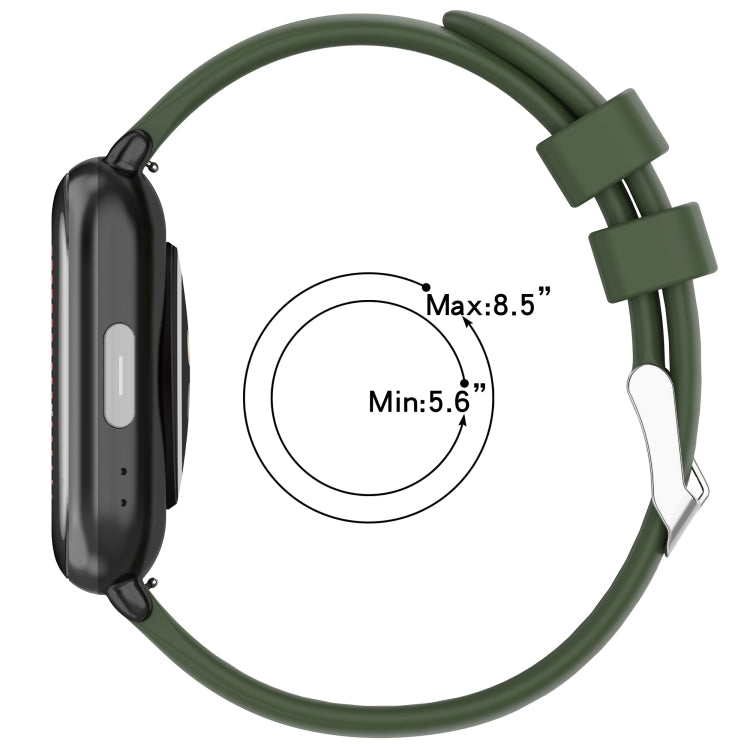 For Huawei Watch GT4 41mm 20mm Smooth Solid Color Silicone Watch Band(Black)