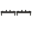 For Samsung Galaxy Fit 3 SM-R390 1 Pair Metal Watch Band Connector(Black) - Watch Bands by PMC TechLife | Online Shopping South Africa | PMC TechLife | Buy Now Pay Later Mobicred