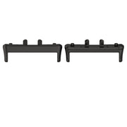 For Samsung Galaxy Fit 3 SM-R390 1 Pair Metal Watch Band Connector(Black)