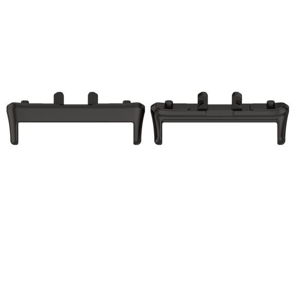 For Samsung Galaxy Fit 3 SM-R390 1 Pair Metal Watch Band Connector(Black)