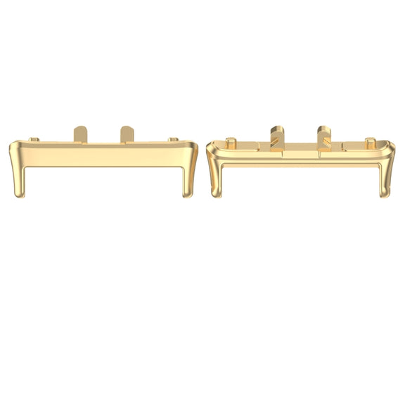 For Samsung Galaxy Fit 3 SM-R390 1 Pair Metal Watch Band Connector(Gold)