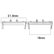 For Samsung Galaxy Fit 3 SM-R390 1 Pair Metal Watch Band Connector(Gold)