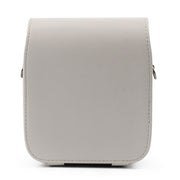 Full Body Camera PU Leather Case Bag with Strap for Fujifilm Instax Square SQ20(White)