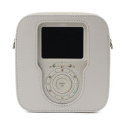 Full Body Camera PU Leather Case Bag with Strap for Fujifilm Instax Square SQ20(White)