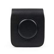 Full Body Camera PU Leather Case Bag with Strap for Fujifilm Instax Square SQ20(Black)