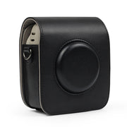 Full Body Camera PU Leather Case Bag with Strap for Fujifilm Instax Square SQ20(Black)