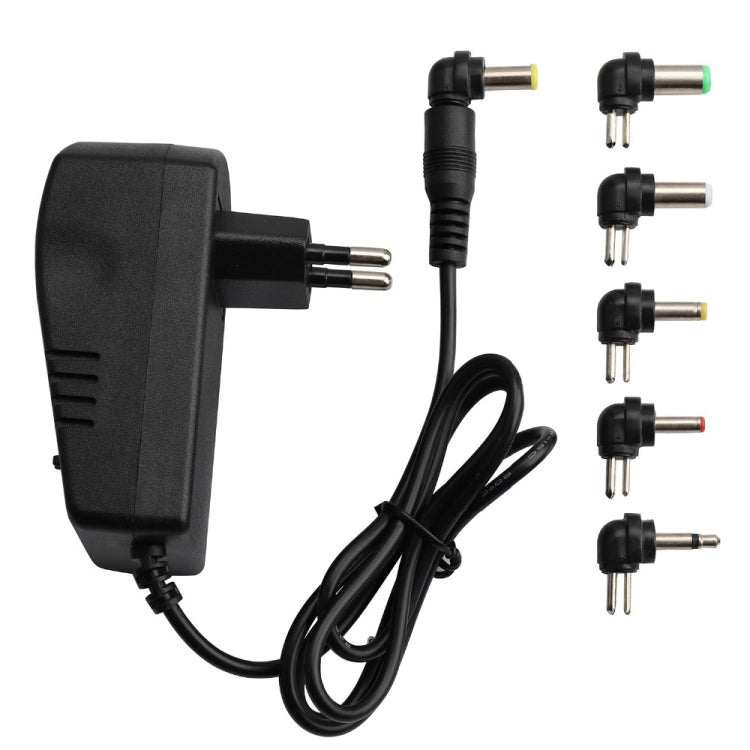 Voltage Adjustable Universal Power Adapter 110 220V to 12V 3V 4.5V 6V 7.5V 9V AC DC Adapter 3A Max 12 Volt Power Supply Adapter, EU Plug