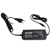 AC To DC Adjustable Voltage Power Adapter Universal Power Supply Display Screen Power Switching Charger EU, Output Voltage:9-24V-3A