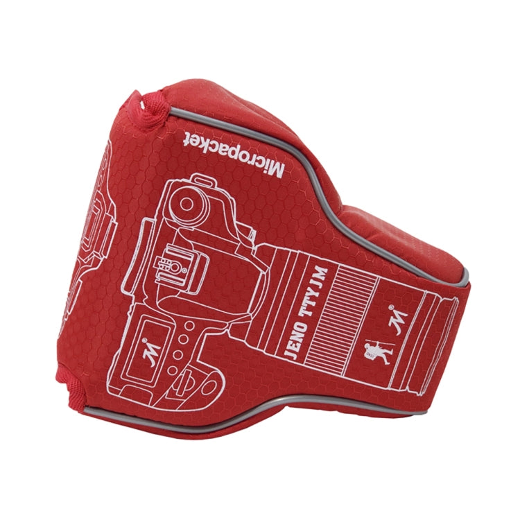 Water-resistant Camera Bag Case Cover for Canon EOS M100 / M50 / M10 / M6 / M5 / M3(Red)
