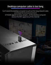 COMFAST CF-812AC 1300 Mbps Dual Band Mini USB WiFi Adapter