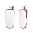K39 Wireless Bluetooth Headset CSR DSP chip In-Ear Vibrating Alert Wear Clip Hands Free Earphone (Rose Red) - Bluetooth Earphone by PMC TechLife | Online Shopping South Africa | PMC TechLife