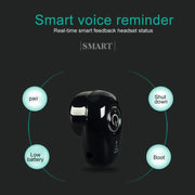 S650 Second Generation Mini Invisible Bluetooth Earphone with Microphone(White)