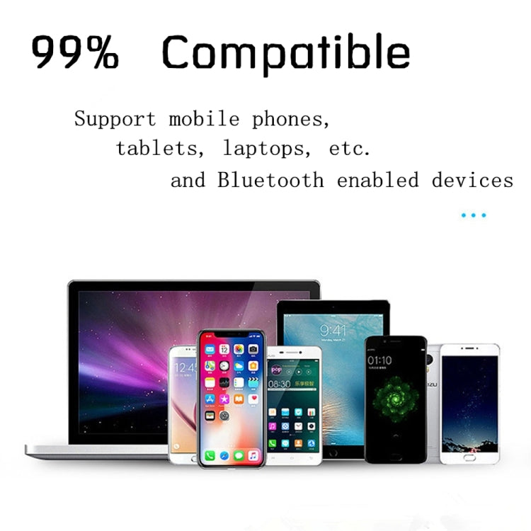 S650 Second Generation Mini Invisible Bluetooth Earphone with Microphone(White)