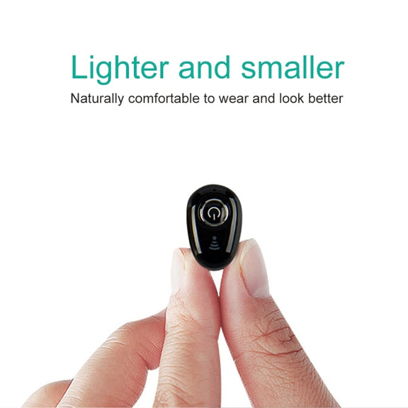 S650 Second Generation Mini Invisible Bluetooth Earphone with Microphone(White)