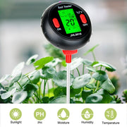 RZ104 Soil PH Meter Humidity Detector Digital PH Meter Soil Monitor PH Gardening Plant Soil Tester