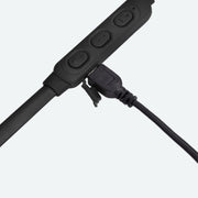 DM-22 Magnetic Bluetooth Earphone DM-22 Neckband Sport headset with Mic Wireless Handsfree Earphoness(Black)