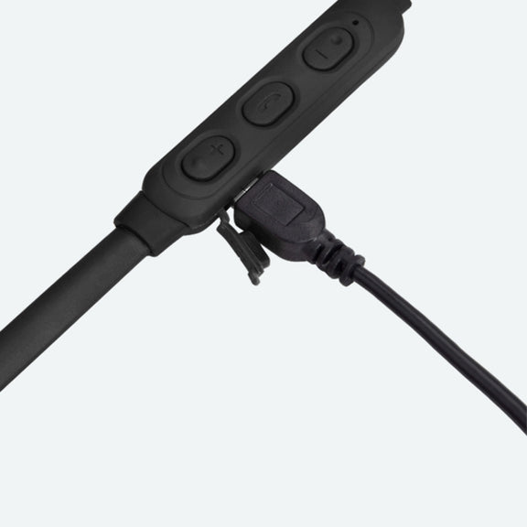 DM-22 Magnetic Bluetooth Earphone DM-22 Neckband Sport headset with Mic Wireless Handsfree Earphoness(White)