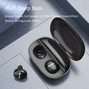 OneDer W12 Wireless Earphone with Water-resistant IPX5 HD Stereo Sound TWS Bluetooth Earphone(Black)