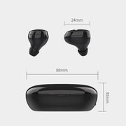 OneDer W12 Wireless Earphone with Water-resistant IPX5 HD Stereo Sound TWS Bluetooth Earphone(White)