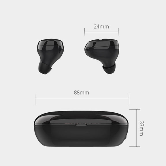 OneDer W12 Wireless Earphone with Water-resistant IPX5 HD Stereo Sound TWS Bluetooth Earphone(Orange)
