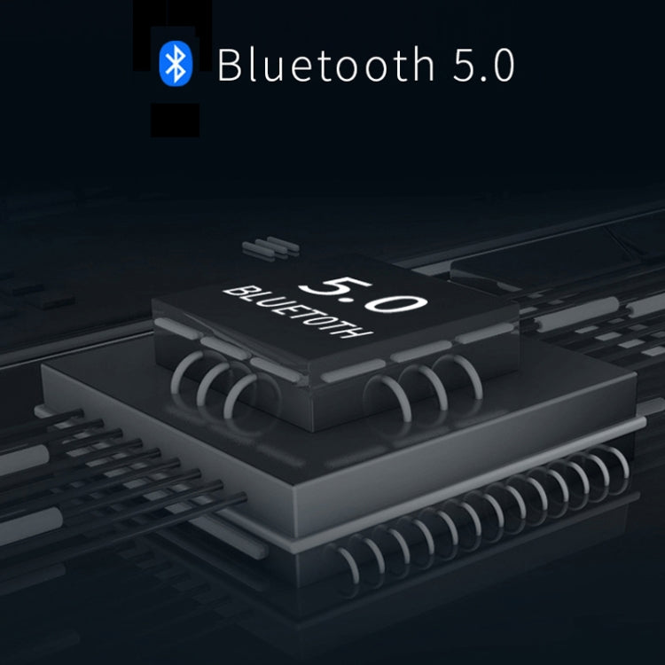 TWS-A1 TWS Bluetooth 5.0 Mini Invisible Sports Music Earphone with Charging Box & Microphone (Black)