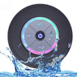 BTS-09 Wireless Bluetooth Speaker Waterproof Led FM Radio Subwoofer Bluetooth Column TF Card Suction Cup Mini Shower Speaker(Black) - free shipping - PMC TechLife - Order now!