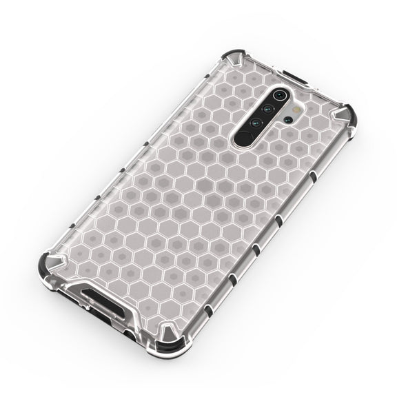 For Xiaomi Redmi Note 8 Pro Shockproof Honeycomb PC + TPU Case(Blue)