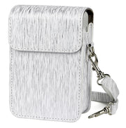 Richwell Brushed Camera Case PU Leather Case for Fujifilm Instax Mini Liplay Instant Camera(White)