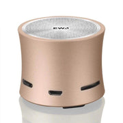 EWA A104 Bluetooth Speaker MP3 Player Portable Speaker Metallic USB Input MP3 Player Stereo Multimedia Speaker(Gold)