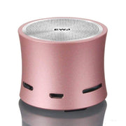 EWA A104 Bluetooth Speaker MP3 Player Portable Speaker Metallic USB Input MP3 Player Stereo Multimedia Speaker(Rose Gold)