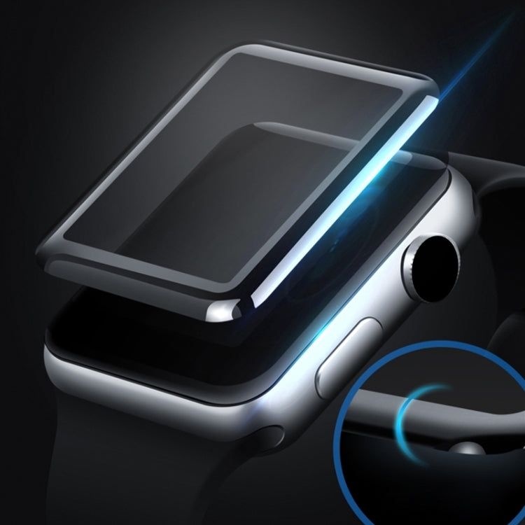 For Apple Watch series 5 /4 40mm 2pcs mocolo 0.33mm 9H 3D Round Edge Tempered Glass Film