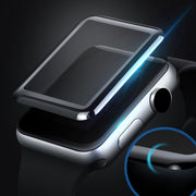 For  Apple Watch series 5 / 4 44mm 2pcs mocolo 0.33mm 9H 3D Round Edge Tempered Glass Film