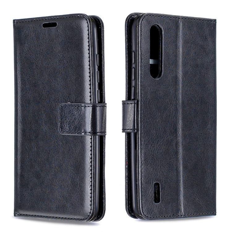 For Xiaomi Mi 9 Lite / CC9 Crazy Horse Texture Horizontal Flip Leather Case with Holder & Card Slots & Wallet & Photo Frame(Black)