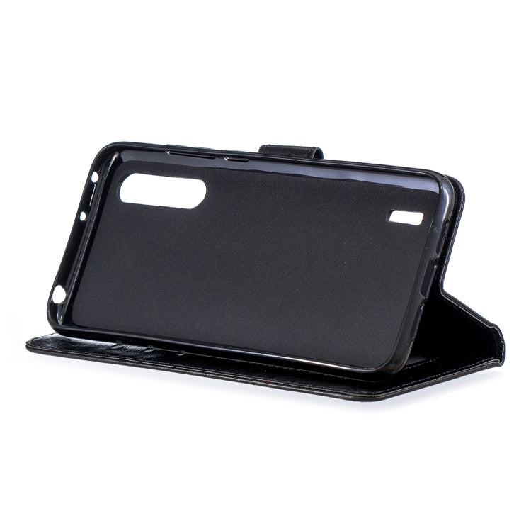 For Xiaomi Mi 9 Lite / CC9 Crazy Horse Texture Horizontal Flip Leather Case with Holder & Card Slots & Wallet & Photo Frame(Black)