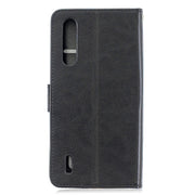 For Xiaomi Mi 9 Lite / CC9 Crazy Horse Texture Horizontal Flip Leather Case with Holder & Card Slots & Wallet & Photo Frame(Black)
