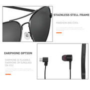 A8 Wireless Earphone Bluetooth Headset Sunglasses Music Headphones Smart Glasses Earbud Hands-free with Mic