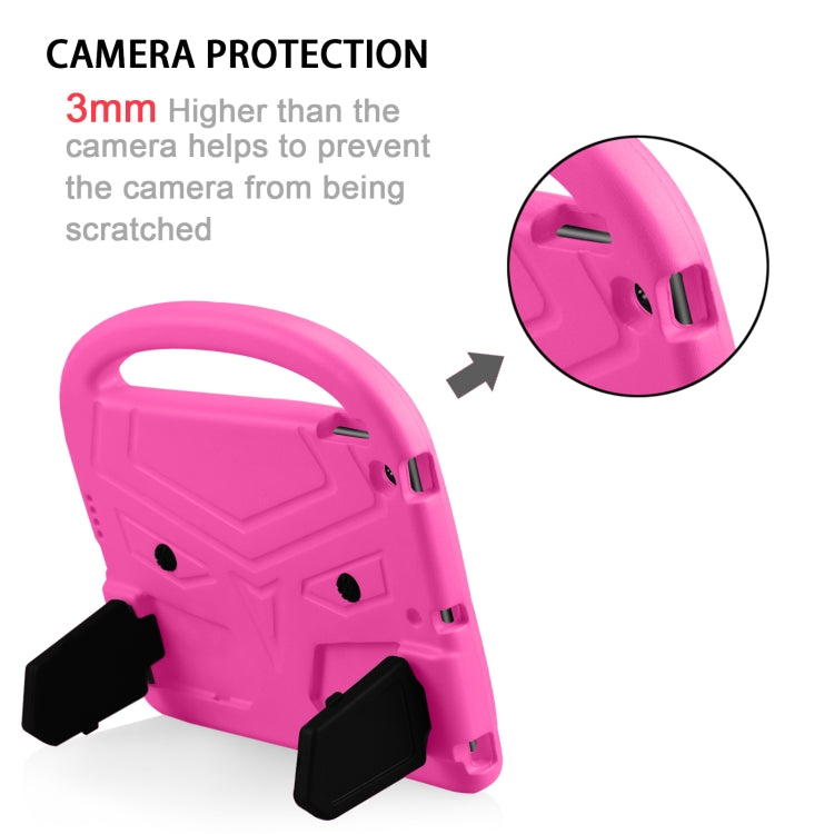 For Galaxy Tab A 8.0 (2019)T290 / T295 Sparrow Style Flat Anti Falling Protective Shell with Bracket(Rose Pink)