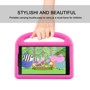 For Galaxy Tab A 8.0 (2019)T290 / T295 Sparrow Style Flat Anti Falling Protective Shell with Bracket(Rose Pink)