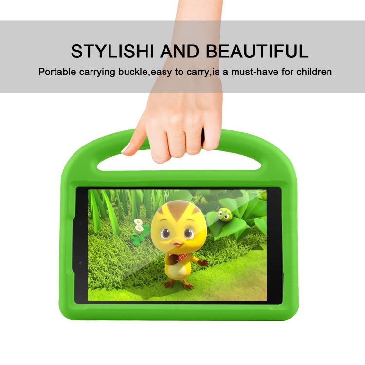 For Galaxy Tab A 8.0 (2019)T290 / T295 Sparrow Style Flat Anti Falling Protective Shell with Bracket(Green)