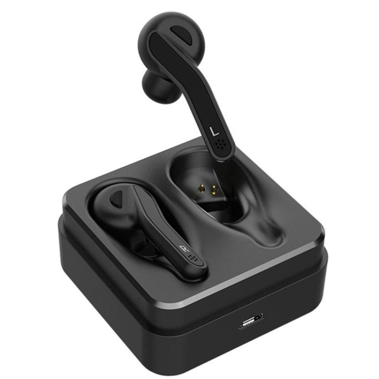T88 Mini Touch Control Hifi Wireless Bluetooth Earphones TWS Wireless Earbuds with Charger Box(Black)