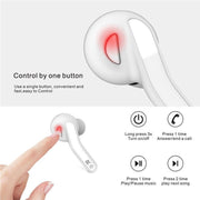 T88 Mini Touch Control Hifi Wireless Bluetooth Earphones TWS Wireless Earbuds with Charger Box(Black)