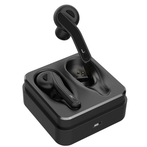 T88 Mini Touch Control Hifi Wireless Bluetooth Earphones TWS Wireless Earbuds with Charger Box(Black)