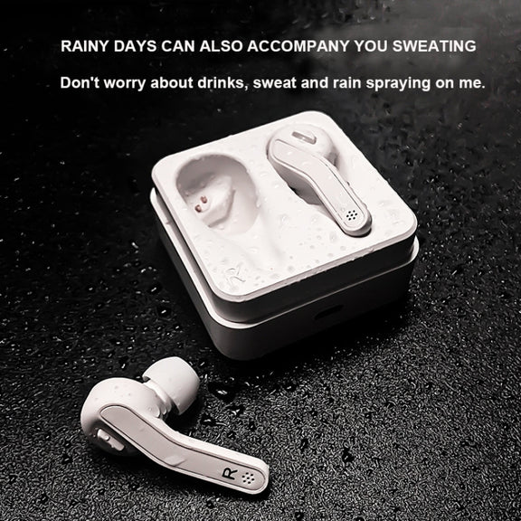 T88 Mini Touch Control Hifi Wireless Bluetooth Earphones TWS Wireless Earbuds with Charger Box(White)